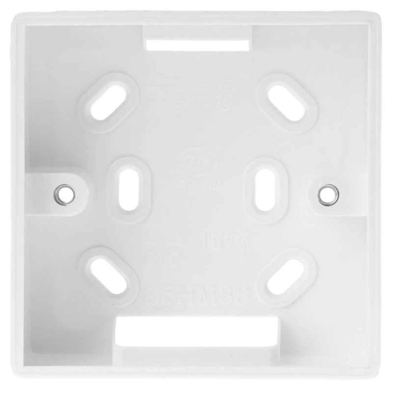 86*86 мм Настенная распределительная коробка для термостата белого цвета Установочная коробка для BOT-313WIFI термостата