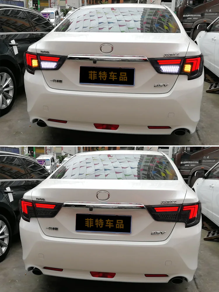 4 шт. для Toyota Reiz Mark X светодиодный задний фонарь 2013- год задние фары задний фонарь для парковки Обратный Ход поворота