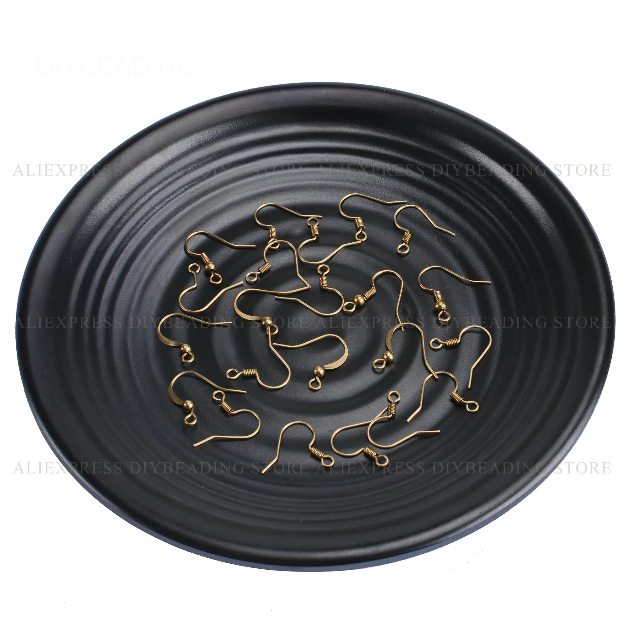 100500 Pcs Brass Earring Hooks Bulk Wholesale Ear Wires With Ball And