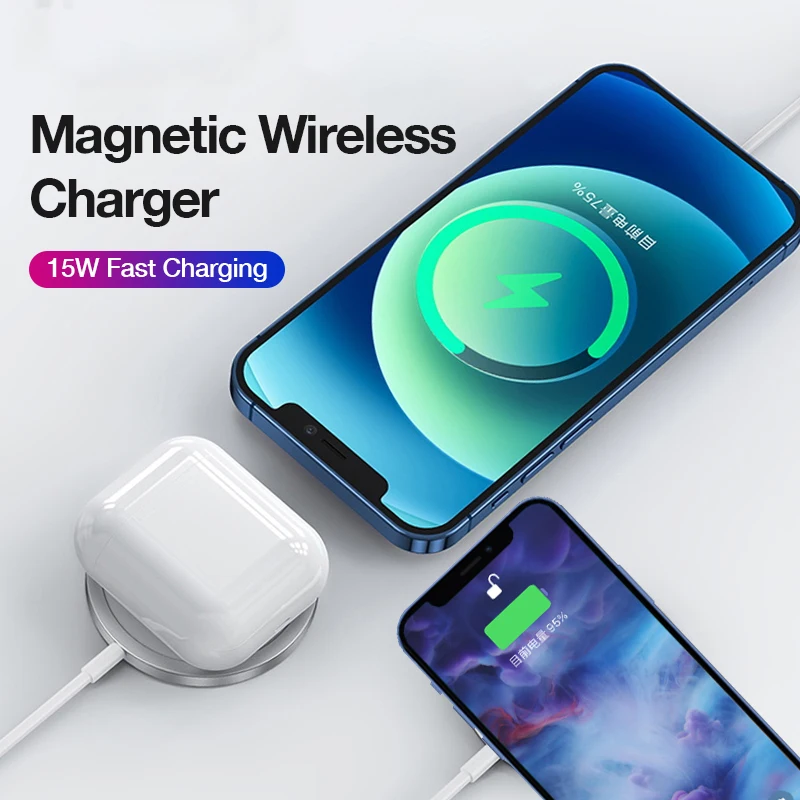 15W Wireless Charger for iPhone 12 Pro Max 12pro Qi Fast