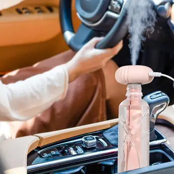 

USB Portable Air Humidifier Mini Home Office Humidifier Essential Oil Aroma Diffuser Car Purifier Cooling Mist Maker