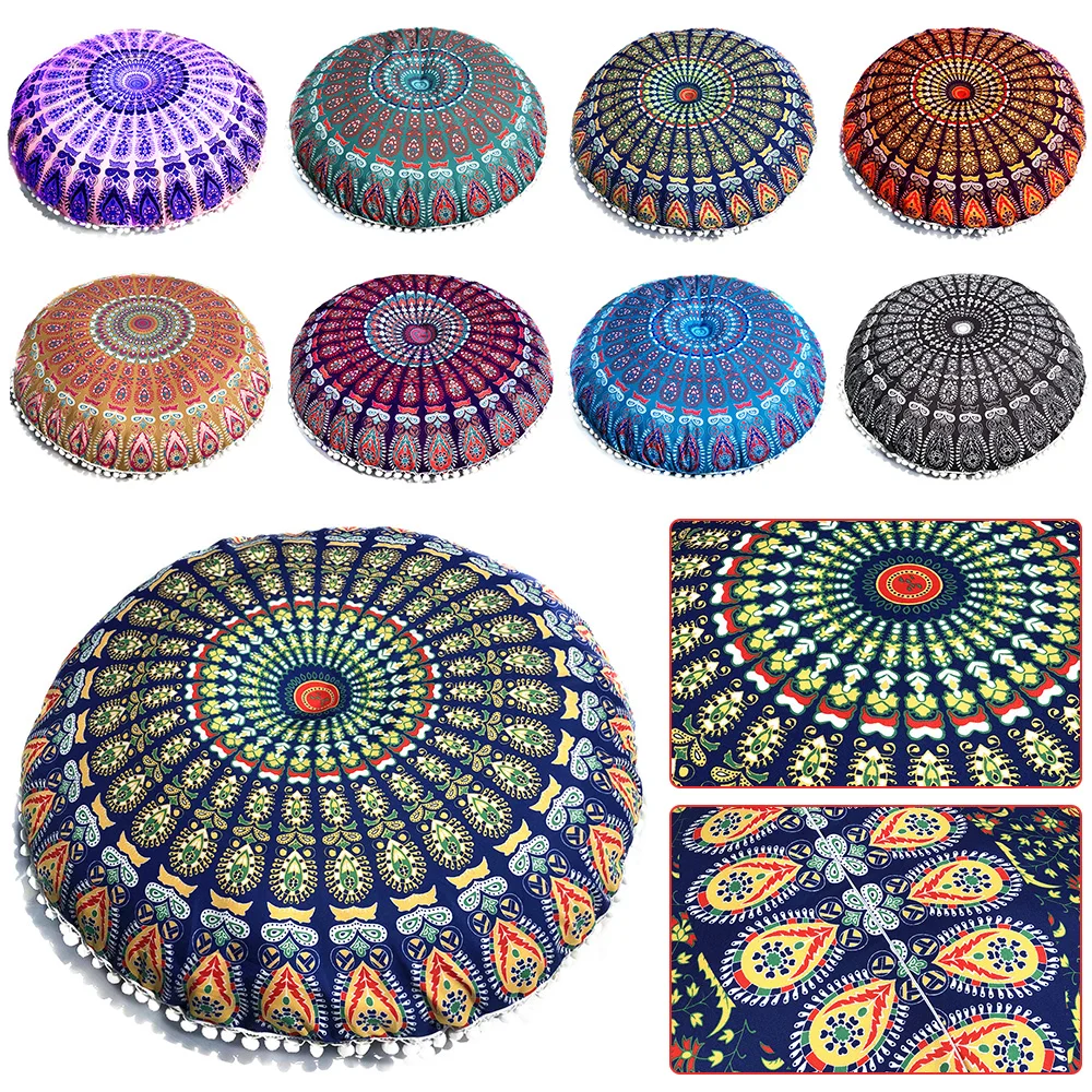 

Round Seats Stretchy Sofa Chair Large Cushion Cover Mat Slipcover Protector#1