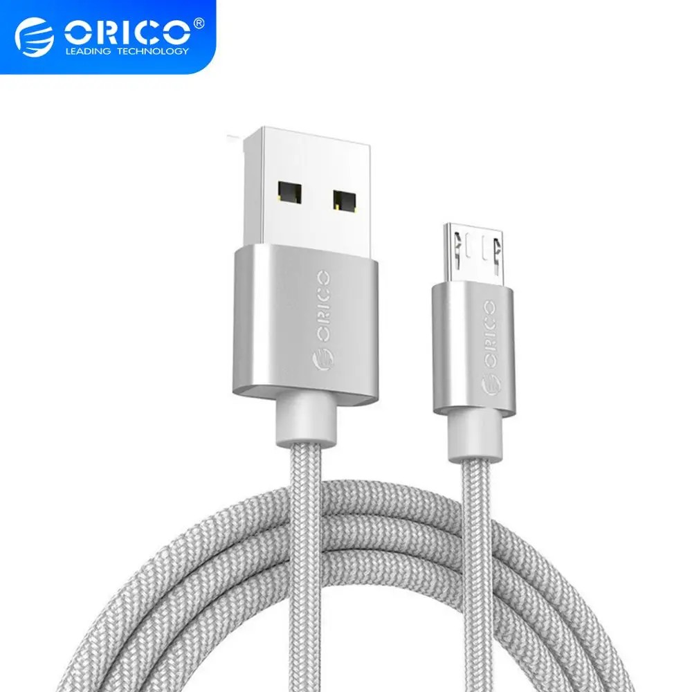 USB кабель для зарядки и передачи данных ORICO нейлоновый плетеный провод