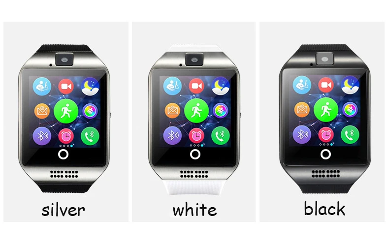 Q18 Смарт носимые часы-телефон движение Bluetooth карта смарт часы многонациональный язык