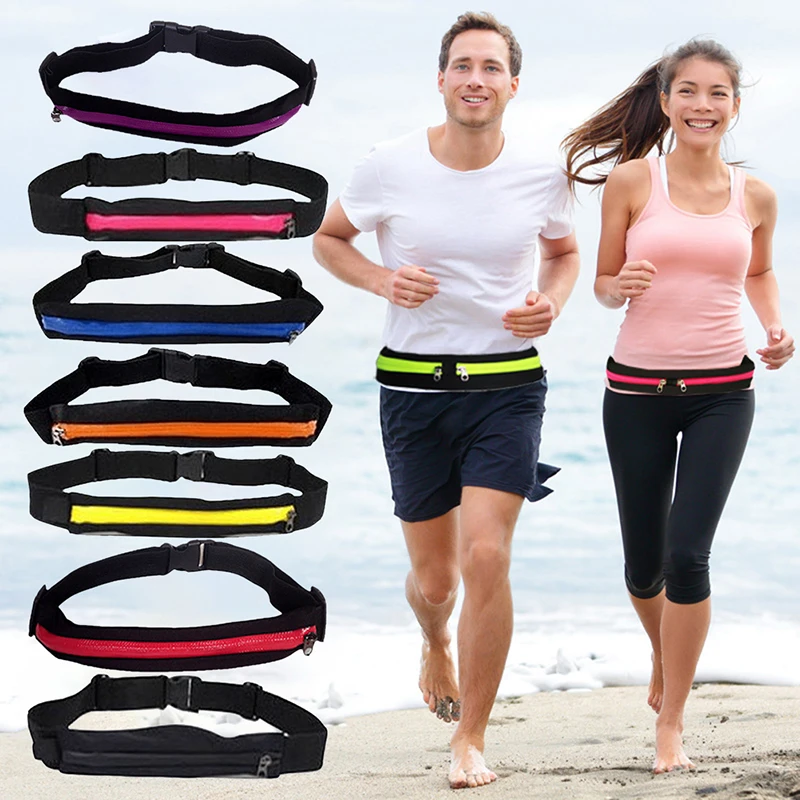 1Pc al aire libre la cintura bolsa de deportes bolsa correr portátil al aire libre teléfono Anti robo cinturón bolsas bolso de la cintura