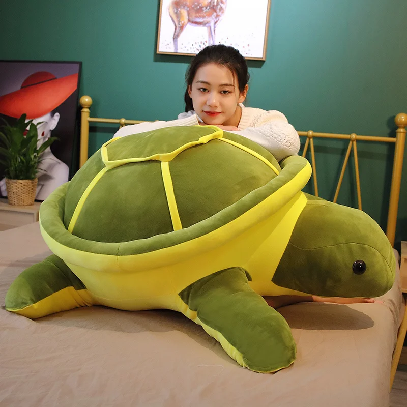 Cute Ocean Sea Turtle Plush Turtle Toy Stuffed Animal Doll Cushion Pillow Kids - 55Cm