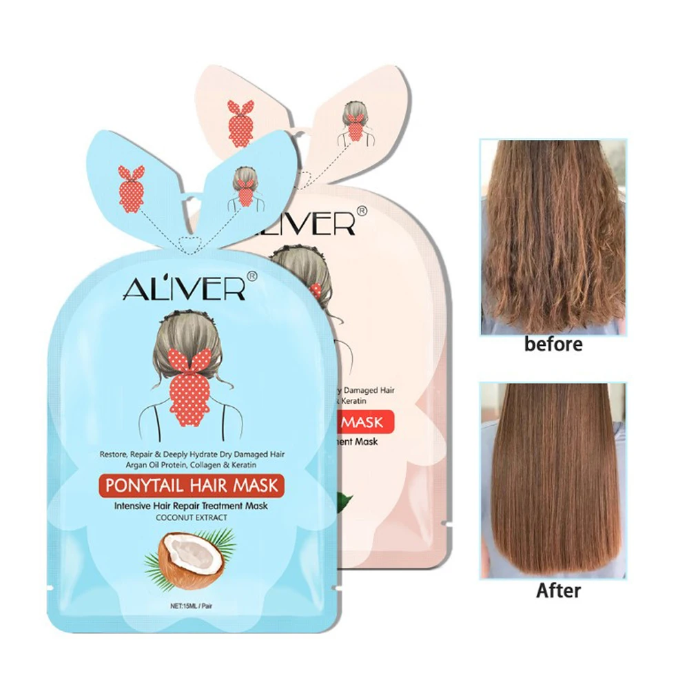 New Hair The Tail Nursing Mask Deep Nourishment Hair Membrane Repair Hair Bifurcation Buttercup Damaged Dry Hair