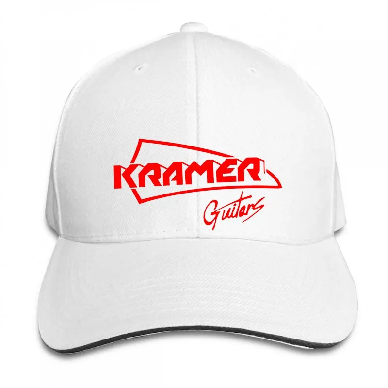 Kramer Guitar бейсболка с логотипом для мужчин и женщин Кепка-Дальнобойщик модная Регулируемая Кепка - Цвет: 2-White