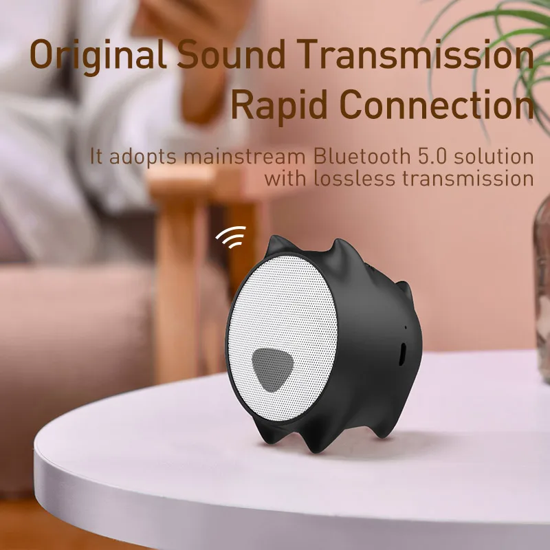 Baseus Portable Bluetooth Speaker Waterproof Stereo Sound Better Bass Colorful Animal Model Mini Speaker For Home & Car Baseus Portable Bluetooth Speaker Waterproof Stereo Sound Better Bass Colorful Animal Model Mini Speaker For Home & Car