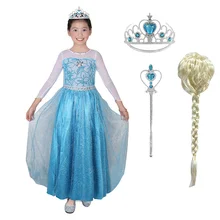 Платье Анны для девочек; вечерние платья; детская одежда для девочек; костюм Эльзы; костюм королевы Эльзы; платья Эльзы; костюмы принцессы Эльзы