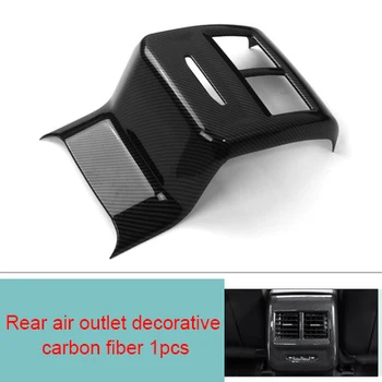 

For Volkswagen Jetta Sagitar 2019 carbon fiber rear air outlet decorative frame 1pc