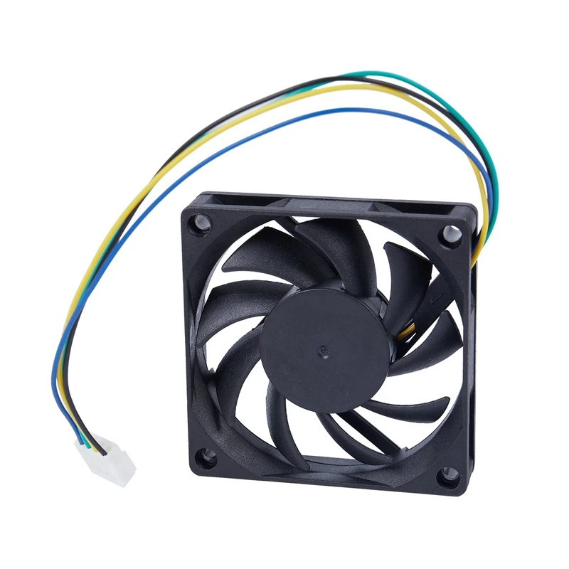 1 шт. 70 мм X 15 мм 3Pin DC 12 В бесщеточный PC чехол для процессора кулер и 1 шт. чехол для компьютера ПК 4 Pin охлаждающий вентилятор охлаждения 120 мм