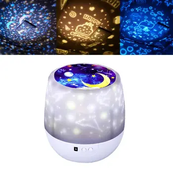 

Creative Fun Starry Sky LED Projector Lamp Romantic Moon Starry Light Night