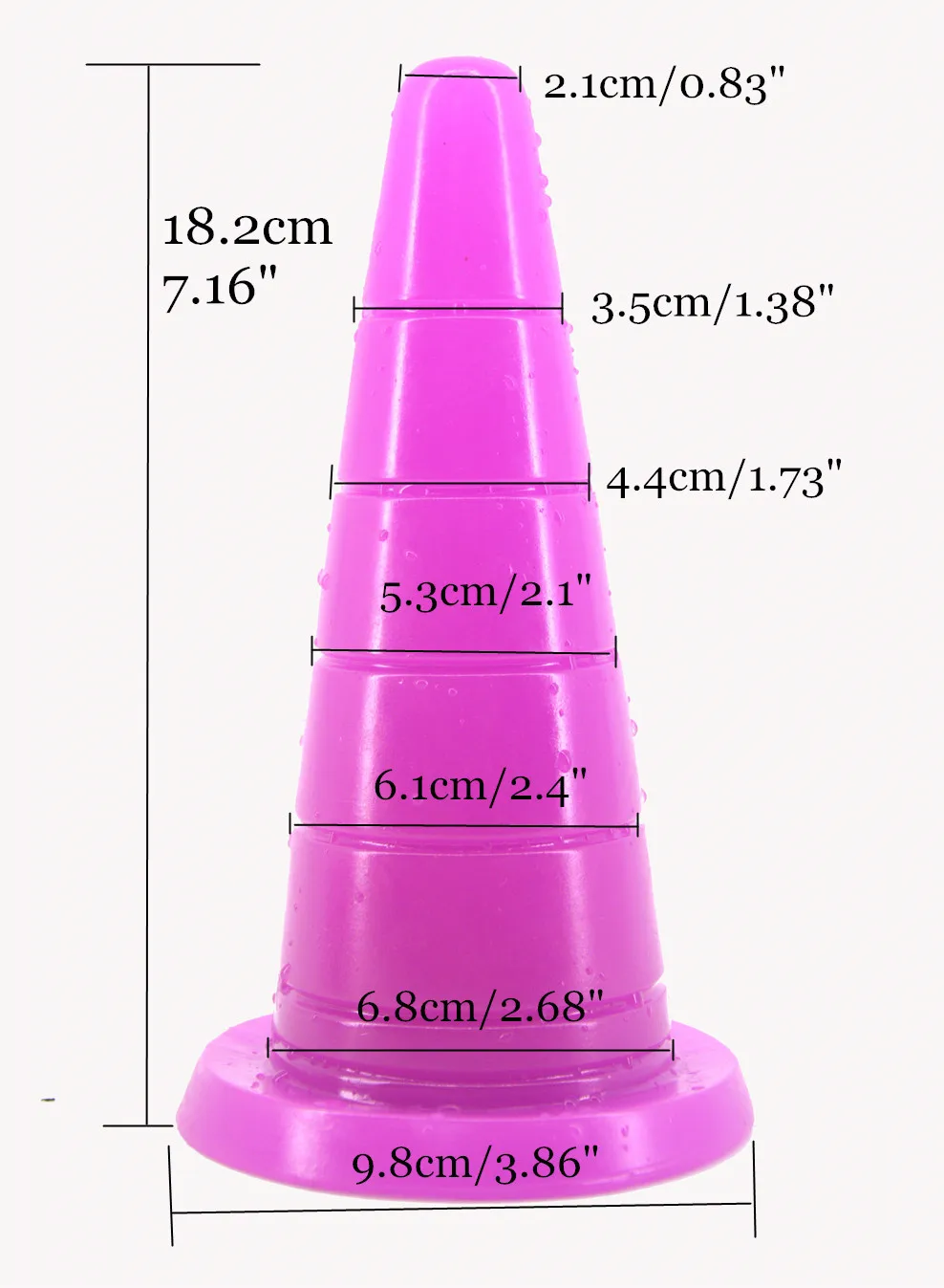 Anal Plug Erotic Stuffed Stopper Anal Dilator for Adult Game,Anal plug Christmas Xmas hat cone shape,big anal dildo men sex toys pic