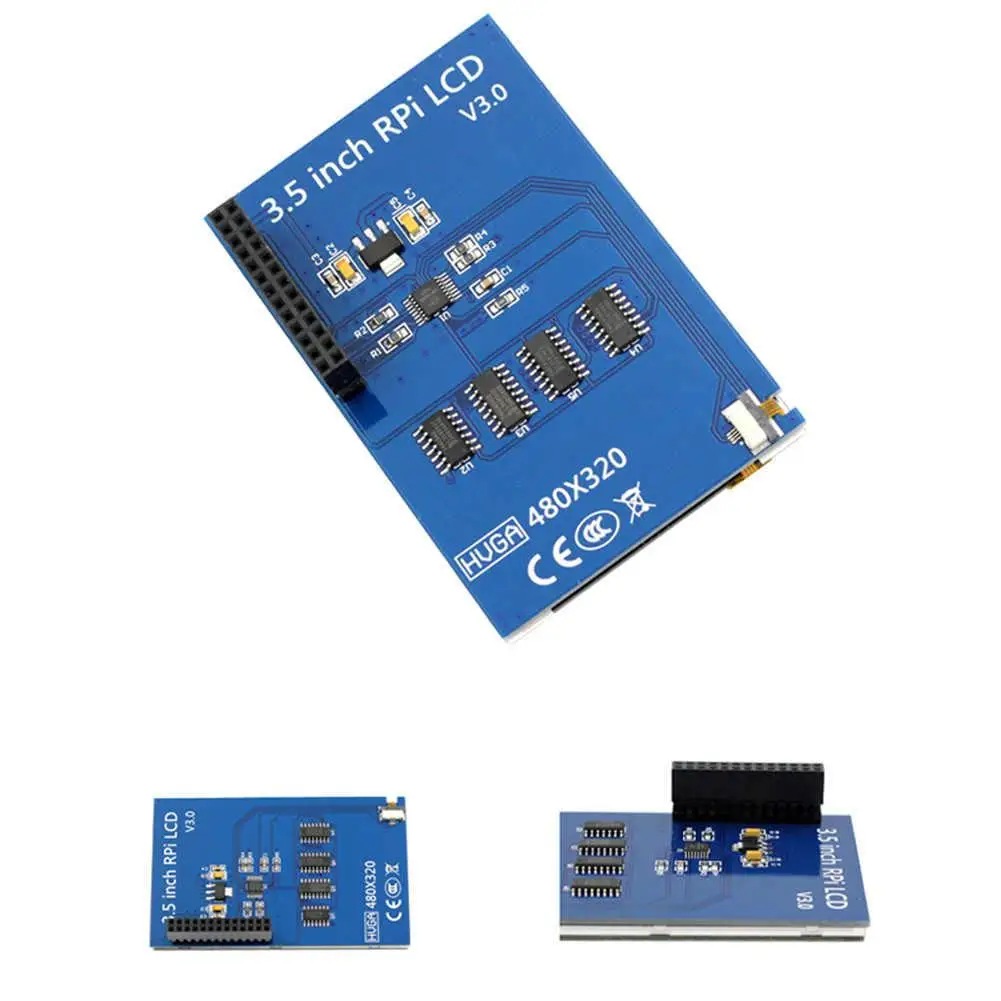 3 5 дюймовый MHS ЖК + Корпус Дисплей сенсорный экран монитор для Raspberry Pi 4B|Мониторы| |