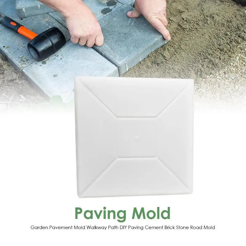 

Garden Path Concrete Cement Brick Mold DIY Paving Walkway Path Stone Road Mould for Picnic Area and Other Outdoor Decoration