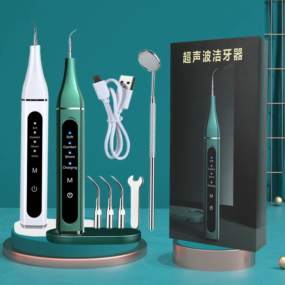 Ultrasonic Tooth Cleaner Electric Dental Scaler Wireless Calculus Remover Oral Hygiene Tool