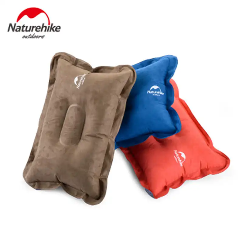 Naturehike надувная воздушная подушка замшевая для кемпинга портативная походная