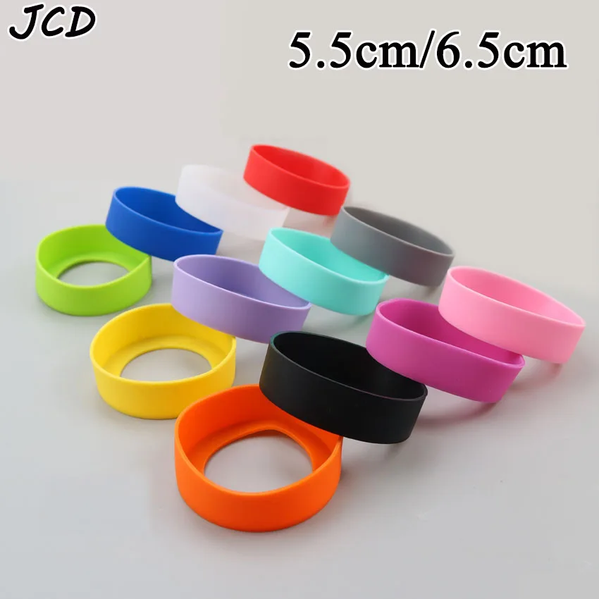 

5.5 6.5cm Water Cup Mat Silicone Sleeve Accessories Special Sheath Cup Bottom Ring Wear Resistant Shatter Resistant Bottom Cover