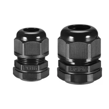 Uxcell PG16 PG21 кабельный ввод 1-5 отверстий водонепроницаемый нейлоновый соединитель для 2-3,1 мм 2,4-3,4 мм 3,4-4,8 мм 3,5-5,2 мм 4,3-6,1 мм диаметр провода