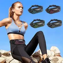 Пояс для бега прочный поясной чехол для iPhone со светоотражающей полоской поясная сумка для велоспорта для бега непромокаемая поясная сумка карман для Sams