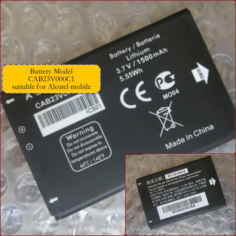 Аккумулятор подходит для Alcatel Mobile с моделью батареи CAB23V0000C1|Аккумуляторы