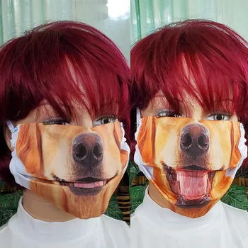 

PM2.5 Anti Dust Sand Anti Exhaust Sunscreen Face Funny Face Mask Cloth Face Covering Face Mouth Cover Mascarilla reutilizable