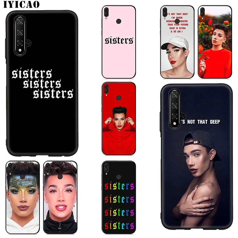 

IYICAO James Charles Soft Case for Huawei Mate 30 20 10 Lite Pro Y9 Y7 Y6 Prime 2018 2019 Nova 3i 2i 5i 4 2