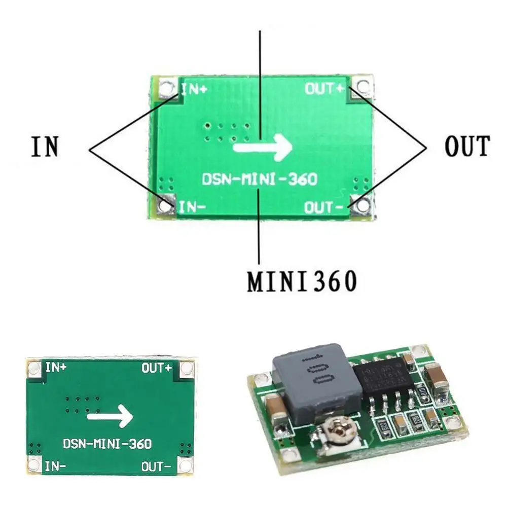 10 шт./лот Mini360 DC-DC понижающий преобразователь понижающий модуль для Противоскользящий коврик для телефона 17*11*3,8 мм 4,75 V-23 V 360 1 V-17 V Мини F5Z0