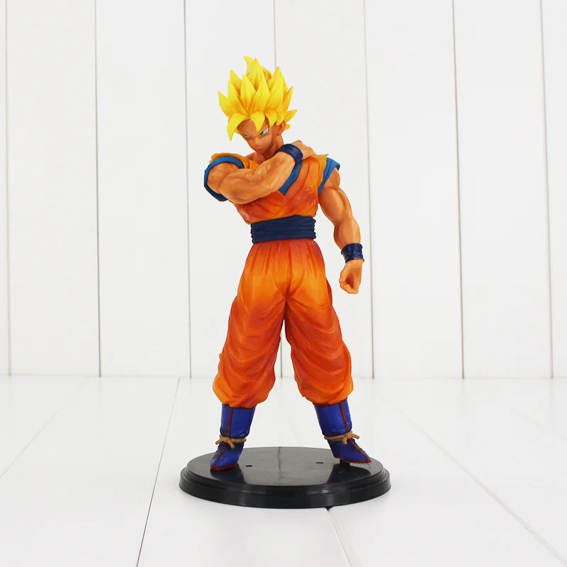 Dragon Ball Z Goku фигурка из ПВХ Коллекционная модель игрушки Аниме Супер Saiyan сон Гохан Zamasu фигурка броли игрушки для детей - Цвет: 18cm-B-opp bag