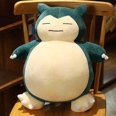 30cm-80cm Snorlax plush doll Cute bear Big size stuffed toys soft Pillow Doll Cartoon Decoration Collection cute gifts For Kids