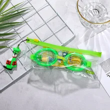 Открытый путешествия спортивные детские плавательные очки мультфильм моделирование плавание Водонепроницаемый Анти-туман высокой четкости детей Swimmin