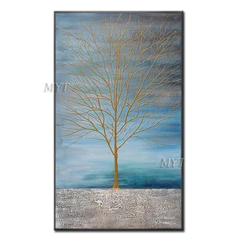 

Oil Painting Of A Tree Beautiful Abstract Pure Hand Draw Modern High Quality Unframed On Canvas Wall Art Home Decoration