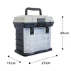 Fishing Tool Box Multi-Layer Fish Lures Container Box PP+ABS Plastic Handle Fishing Lures Fish Hooks Fishing Lines Storage Case ► Photo 2/6