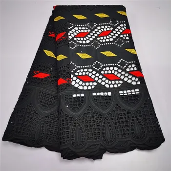 

newest 100%cotton embroidery lace fabric 2020 high quality swiss voile lace in switzerland dubai fabric for party 5yards