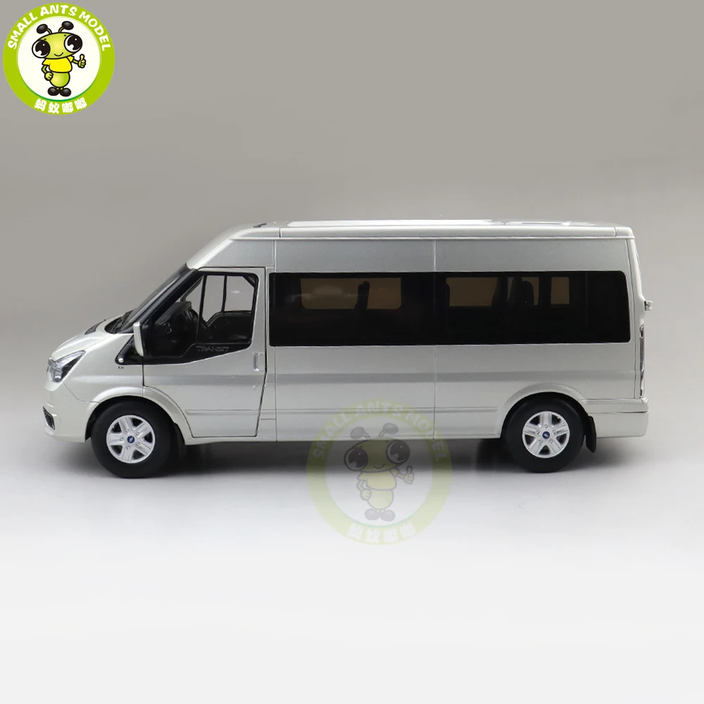 1/18 Scale Ford Transit Pro Van Silver Diecast car Model Toy Collection Gift NEW 
