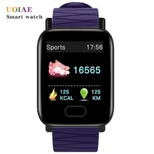 UOIAE Smart Uhr Fitbit Frauen Handgelenk Schlaf Herz Rate Tracker Männer Call Nachricht Erinnerung Passometer Für IOS Android Wecker