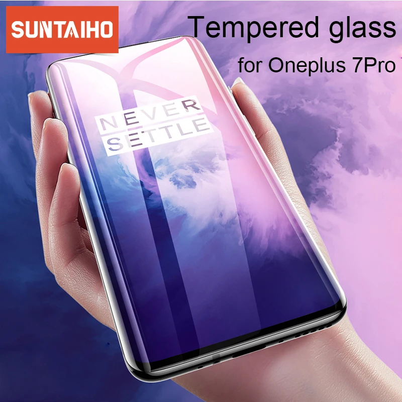 Защитное стекло Suntaiho для Oneplus 7 Pro закаленное Защитная пленка экрана 6 5 5T защитное