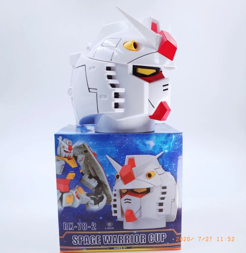 Ready Player One Creative GUNDAM RX-78 변환 로봇 400ml PC + 스테인레스 스틸 머그컵 사무용 워터 컵