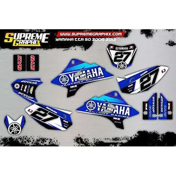 

Kit Adhesivos Mate Yamaha TTR 50 2006 2013 ADESIVI Sticker KLEBER AUFKLEBER