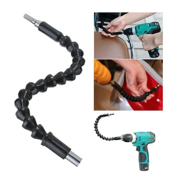 

295mm Flexible Drill Shaft Electronics Drill Black Flexible Shaft Bits Extention Screwdriver Bit Holder Connect Link
