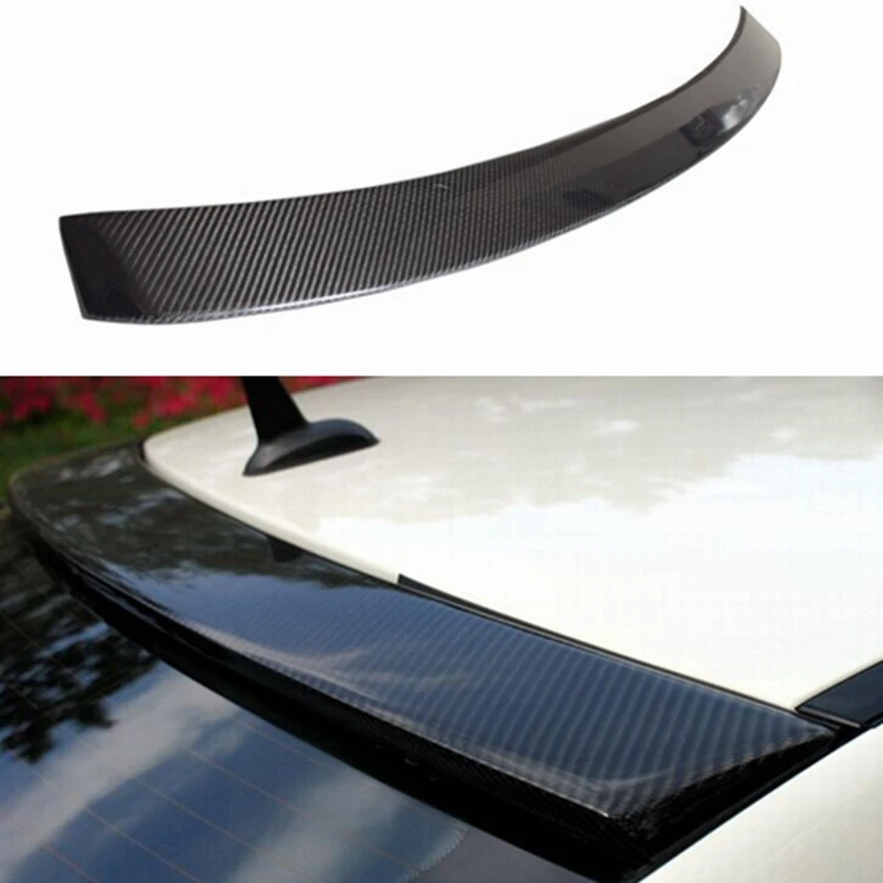 For Mercedes-Benz C Class W204 C180 C200 C300 C260 Spoiler 2007-2014 Carbon Fiber Rear Trunk Lip Roof Wing Car Styling | Автомобили и