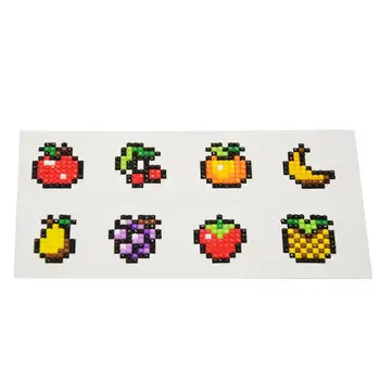 

DIY Handmade Diamond Painting Full Drill Kits Free Diamond Painting with Frame Mobile Phone Stickers Fruit Series For Children