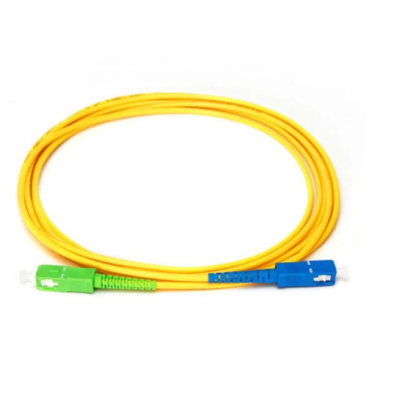 50 комплектов DHL Быстрая FTTH 1 м SC UPC-SC APC SX SM волоконно-оптический патч-корд
