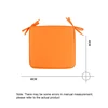 1Pc Candy Colors Cushion Garden Fabric Plain Plain Cushion European Dining Chair Cushion Creative Sofa Fabric Cushion 40*40cm 5
