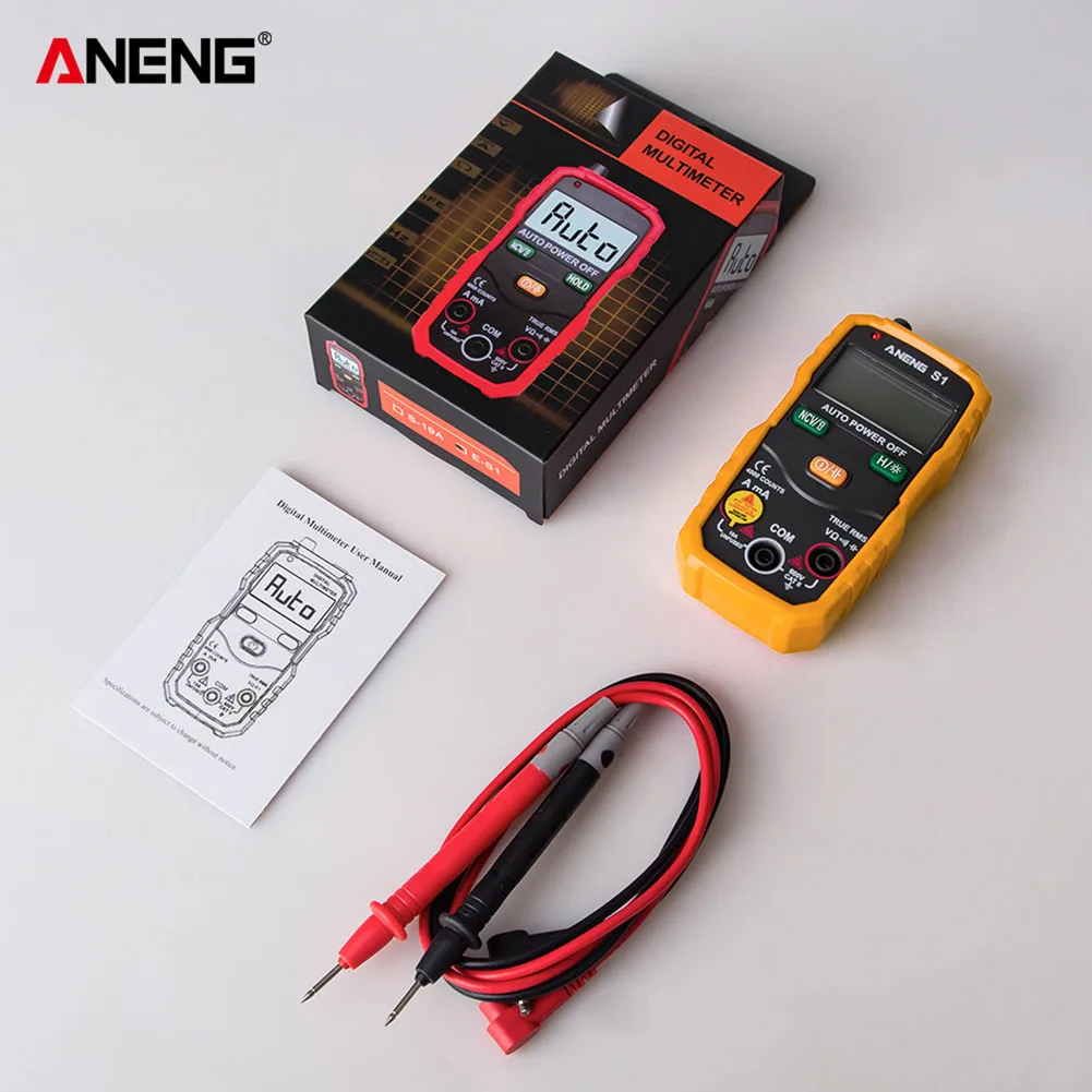 ANENG S1 4000 Цифровой мультиметр Бесконтактный истинный RMS мультиметр инструмент