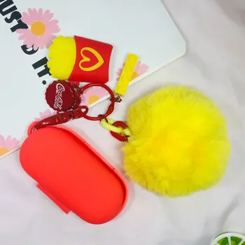 

for Huawei freebuds 3i Case Bluetooth Wireless Earphone Case Keyring Fruit hairballl Headset Silicon Case