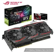 ASUS ROG-STRIX-RTX2060S-A8G-GAMING DDR6 2060 супер Настольный ПК игровая видеокарта поддержка 4 выхода экрана