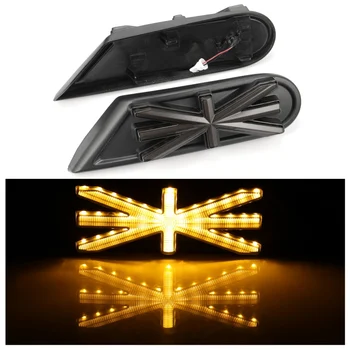 

Cool Dynamic Blinking Side Marker Lights Assembly Turn Signal LED Light Indicator Assembly For Mini Cooper R55 R56 R57 R58 R59