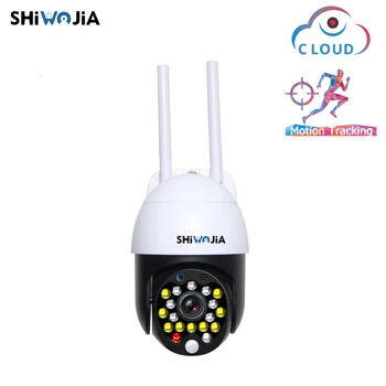 

Cloud 2.4MP PTZ Speed Dome Wifi Camera Outdoor Auto-Tracking Camera ONVIF Wireless Camera Home Surveillance IP Camera